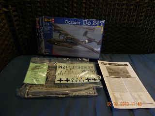 1/72 Revell Dornier Do - 24t Flying Boat W/ Squadron Vacuform Canopies