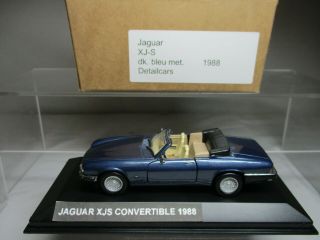 Detail Cars 1/43 Jaguar Xjs Convertible 1988 Dark Blue Metallic Art131
