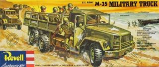 Revell 1:40 Us Army M - 35 Military Truck Plastic Model Kit H537u2