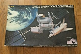 Revell Space Operations Center W/ Shuttle 1/144 Scale Complete But Started