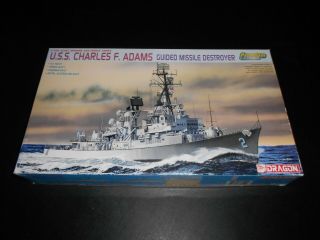 Dragon 7059,  1/700 Uss Charles F.  Adams Guided Missile Dest.  Plastic Ship Model