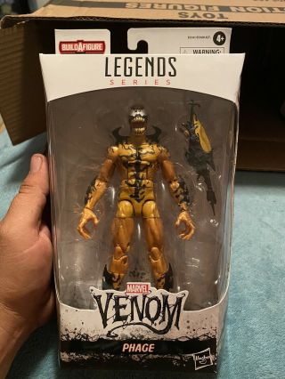 Marvel Legends Phage From Venom Series,  No Baf Piece Venompool In Hand