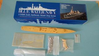 Blue Water Navy Uss Fletcher 1/350 Kit (incomplete)