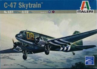 Italeri 1:72 Douglas C - 47 Skytrain Plastic Model Kit 127xu