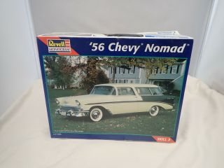 1956 56 Chevy Nomad Revell 1:25 Scale Skill 2 Vintage Plastic Model Kit 85 - 2489