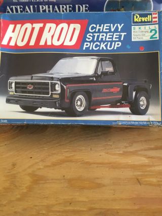 Revell Hot Rod Chevy Street Pickup Model Kit Open Box Missing Instructions