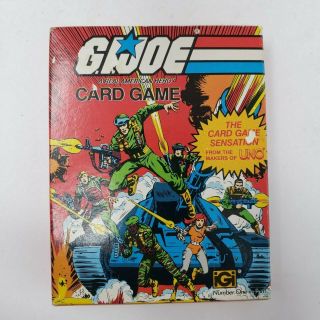 1982 G.  I Joe Card Game - From The Maker Of Uno