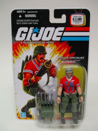 2007 Hasbro G.  I.  Joe Cobra 25th Anniversary Action Figure Sgt.  Bazooka Moc