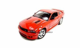 Box 2007 Ford Mustang Saleen S281e Red 1:18 Diecast Model By Welly 12569