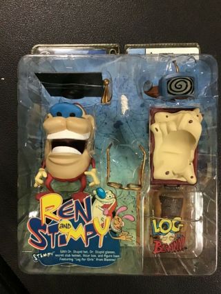 Palisades Toys Nickelodeon Ren And Stimpy Stimpy Action Figure Doll 2004