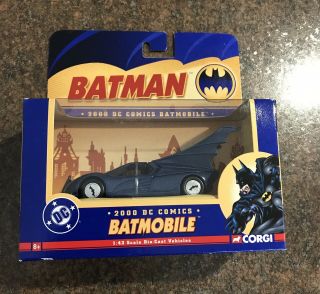 Corgi 2000 Dc Comics Batman Batmobile 1:43 Die Cast Vehicle