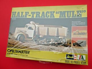 Revell Italeri Italaerei 1:35 Half Track Mule Opel Maultier Plastic Kit H - 2116u