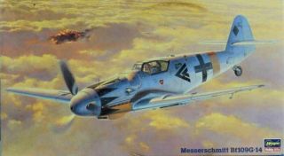 Hasegawa 1:48 Messerschmitt Bf - 109 G - 14 Plastic Aircraft Model Kit Jt48 09148u