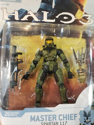 MASTER CHIEF Spartan 117 Halo 3 Action Figure by McFarlane Toys Xbox 360 2