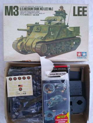 1974 Tamiya Mm139 M3 Lee Mk.  I - 1/35 Scale Kit W/ Griffon L35004 Pe Set
