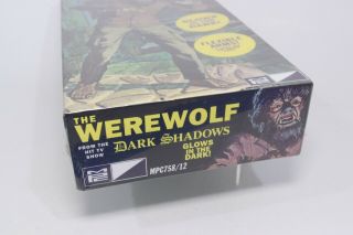 MPC Dark Shadows Werewolf Scale Model Kit Vampire Horror Glow In The Dark 2