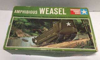 Vintage Monogram Combat Series Amphibious Weasel Model Kit