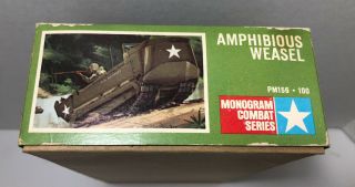 Vintage Monogram Combat Series Amphibious Weasel Model Kit 3