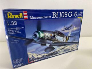 Revell 1:32 Scale Messerschmitt Bf 109 G - 6 Model Airplane Kit 04665