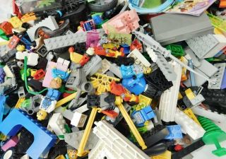 16.  8 LBS Unsorted LEGO Bulk Box 2