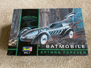 Revell Batman Forever Batmobile - 1/25 Scale - Vintage 1995 Kit - Open Box