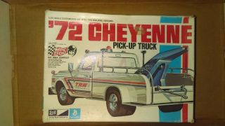 Mpc 7208 1972 Chevy Cheyenne Tow Truck/pickup Vintage 1/25 Model