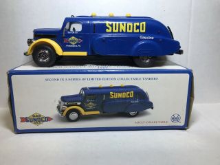 Marx Limited Edition Sunoco 1941 International Airflow Tanker Truck Bank.  Box