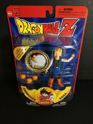 Dragon Ball Z Android 18 Androids Saga Action Figure Irwin Toy Funimation