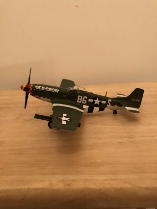 FRANKLIN P - 51 MUSTANG OLD CROW B11B178 1:48 MODEL AIRPLANE W/BOX 3