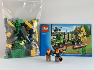 Lego 60059 City Logging Truck 100 Complete No Box Retired