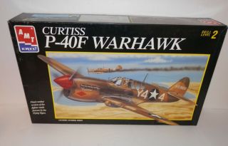 Amt Ertl 1:48 Curtiss P - 40f Warhawk With True Detail Part 8795
