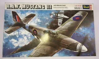 Revell Raf Mustang Iii Ww2 Fighter Airplane Model Scale 1/32 Jc - Jl