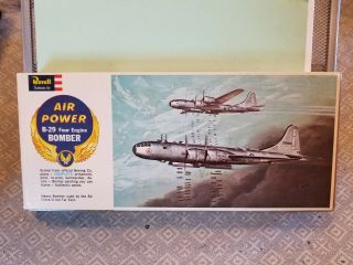 Vintage 1961 Revell Air Power H - 141:98 B - 29 Bomber 1:133 Rare