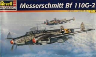 Revell Monogram 1:48 Messerschmitt Bf - 110 G - 2 Plastic Model Kit 5839u