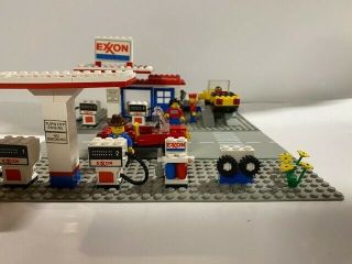 1980 Vintage Lego Exxon Gas Station (6375 - 2) - With Instructions
