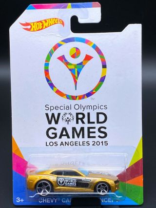 Hot Wheels Special Olympics World Games Los Angeles 2015 Chevy Camaro Concept