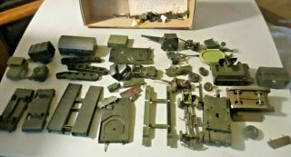 Ho Scale Roco Minitanks Large Grouping Of Parts For Roco Minitanks A Few Complet