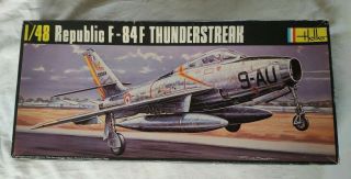 Republic F - 84f Thunderstreak Heller Maquette 1/48 Ref 554