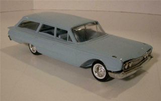 Dealer Promo Model Car - 1960 Ford Country Sedan Station Wagon - Sky Mist Blue