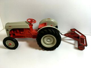 Vintage Ertl Ford 8n Tractor With Bonus Red Disc Attachment