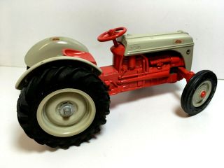 Vintage Ertl Ford 8N Tractor with Bonus Red Disc Attachment 3