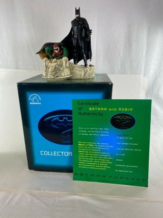 Batman Forever Numbered Applause Collector Series Batman And Robin Statue