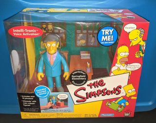 The Simpsons Wos Springfield Elementary Principal Skinner Playmates 2000 Mib