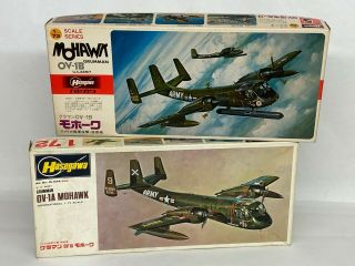 Hasegawa 1/72 Grumman Ov - 1a & Ov - 1b Mohawk Kits.