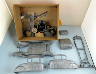 Hubley Gabrial Metal 1930 Ford Model A 2 Door Coupe Parts Only Incomplete
