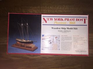 Model Shipways York Pilot Boat " Phantom " 1868 - Wooden Ship Model Kit