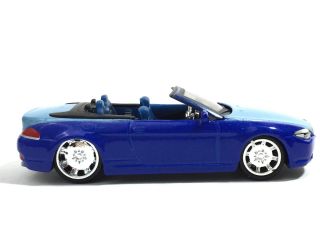 Maisto All Stars Bmw 645 Ci Convertible Two Toned Blue Die Cast 1/64 Scale Loose