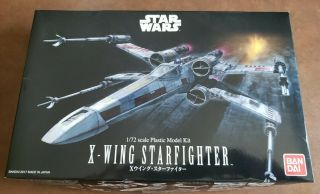 Bandai Star Wars X - Wing Starfighter 1/72 Factory Open Box Bags 191406