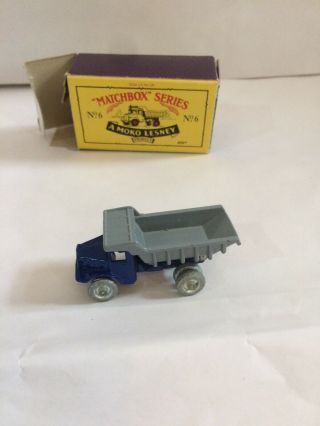 Matchbox Series Dump Truck Moko Lesney No.  6 1992