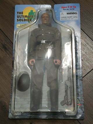 Vtg 1999 Ultimate Soldier Wwii German Paratrooper Figure 21st Century Toys